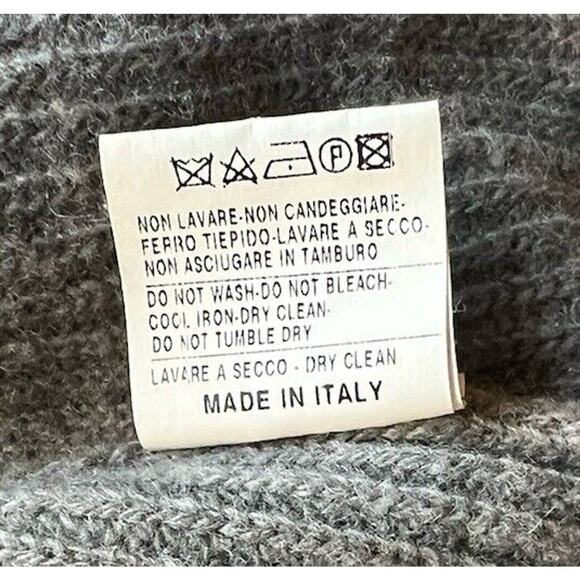 Golden Goose Double Breasted Rib Knit Cardigan Women’s M Biker Zip Neck EUC - Picture 9 of 10